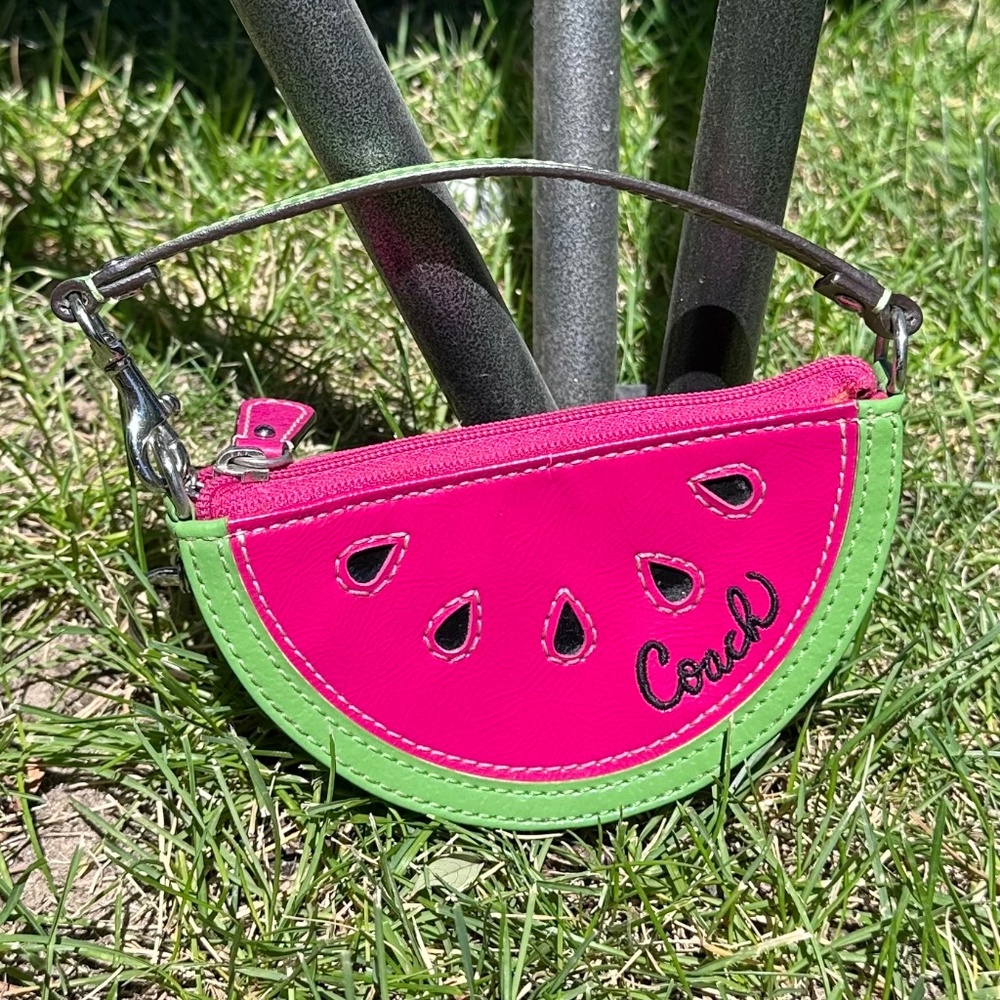 Coach Watermelon Coin Purse/Keychain